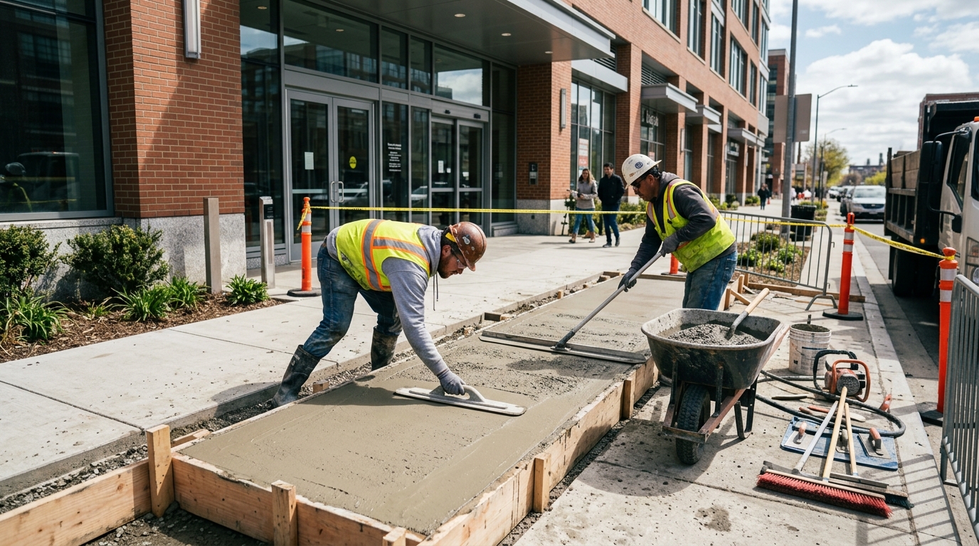 Commercial concrete repair